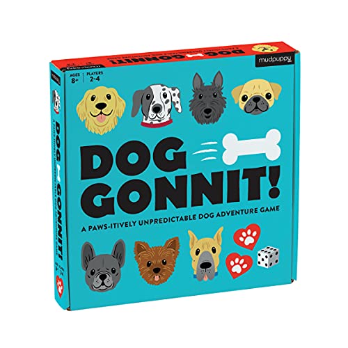 Mudpuppy Dog-Gonnit Board Game – for 2-4 Players, Ages 8+ - Teaches Real-Life Dog Caring Skills – Fun and Engaging Game for Families to Play Together, Multicolor (0735356033)
