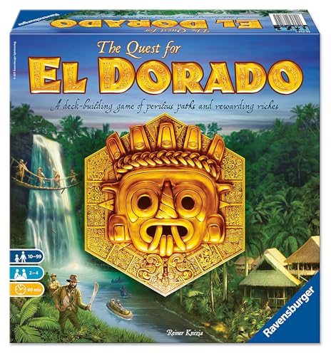 Ravensburger The Quest for El Dorado: Golden Temples Adventure Family Game - Engaging Brain Teaser | Ideal for Ages 10 & Up | High Replay Value | Game of the Year 2017 Finalist