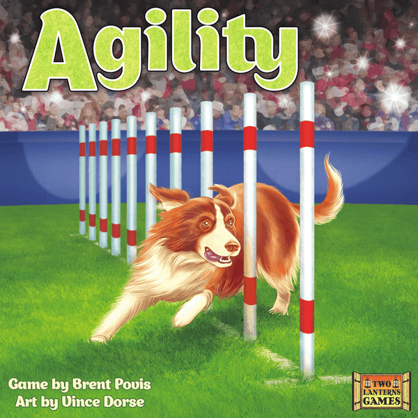 The game Agility is a board game about dogs that was released in 2016.