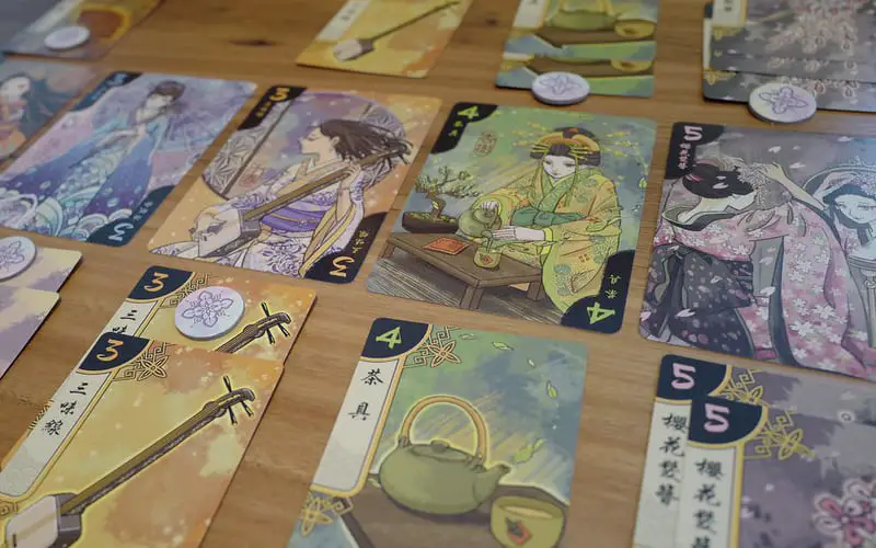 Hanamikoji Board Game